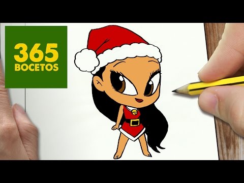 COMO DIBUJAR POCAHONTAS PARA NAVIDAD PASO A PASO: Dibujos kawaii navideños  - draw Pocahontas - YouTube, dibujos de A Pocahontas, como dibujar A Pocahontas paso a paso