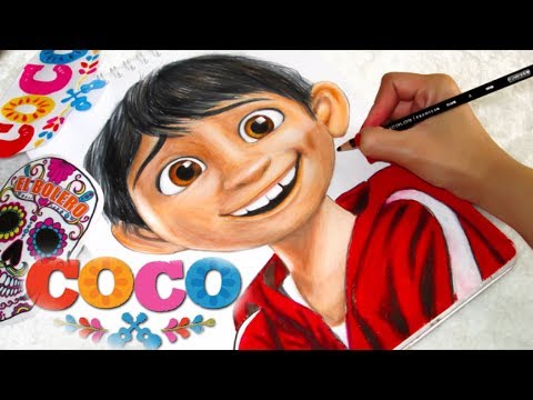 DIBUJANDO A MIGUEL COCO♡(DISNEY PIXAR ) DRAWING MIGUEL DISNEY PIXAR, dibujos de A Miguel De Coco, como dibujar A Miguel De Coco paso a paso