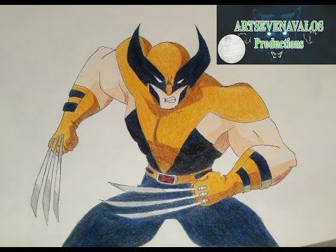 Como Dibujar a WolverineHow to Draw Wolverine X Men Evolution - YouTube, dibujos de A Lobezno De X Men, como dibujar A Lobezno De X Men paso a paso