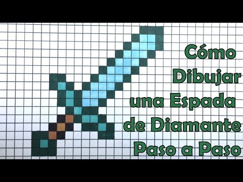 Cómo Dibujar una Espada de Diamante de Minecraft! TUTORIAL PASO A PASO -  YouTube, dibujos de Una Espada De Minecraft, como dibujar Una Espada De Minecraft paso a paso