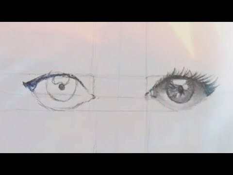 ¿Cómo dibujar los dos ojos perfectos? ✄ Barbs Arenas Art!, dibujos de 2 Ojos Iguales, como dibujar 2 Ojos Iguales paso a paso