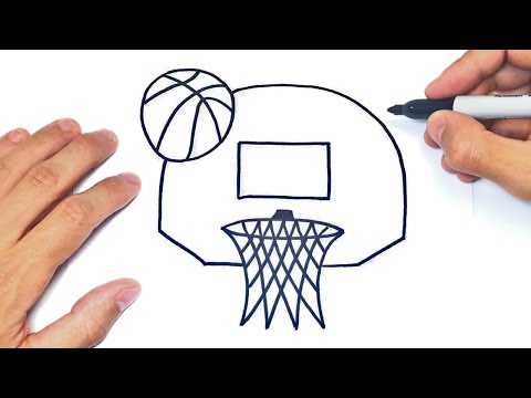 Como dibujar una Canasta de Baloncesto o Basket - YouTube, dibujos de Una Canasta De Baloncesto, como dibujar Una Canasta De Baloncesto paso a paso