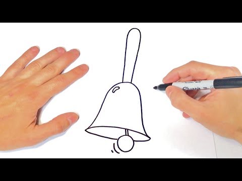 Cómo dibujar una Campana  Dibujo Fácil de Campana - YouTube, dibujos de Una Campana, como dibujar Una Campana paso a paso