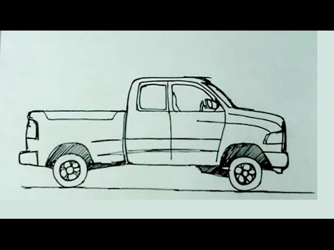 Aprende a dibujar vehículos paso a paso 36 - Camioneta sport SUV drawing, dibujos de Una Camioneta 4X4, como dibujar Una Camioneta 4X4 paso a paso