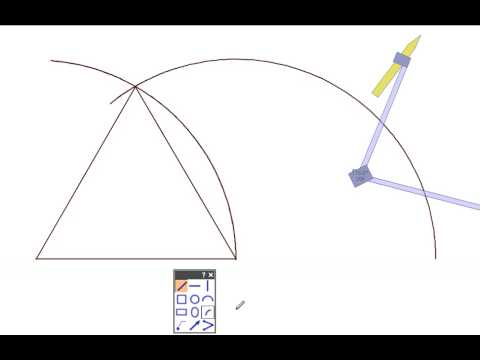 ¿Cómo dibujo un triángulo equilátero?, dibujos de Un Triángulo Equilátero, como dibujar Un Triángulo Equilátero paso a paso