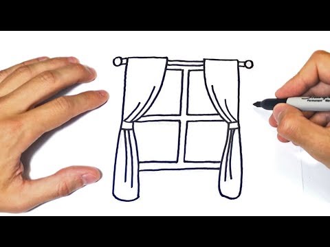 Cómo dibujar una Ventana Paso a Paso  Dibujo de Ventana - YouTube, dibujos de Ventanas, como dibujar Ventanas paso a paso