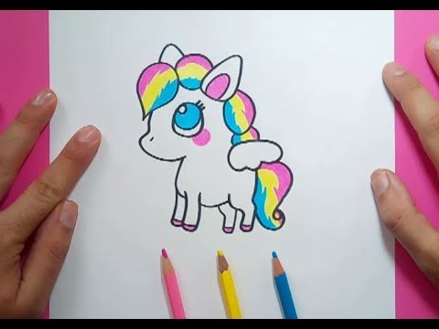 Como dibujar un Poni paso a paso  How to draw a Pony, dibujos de Un Pony, como dibujar Un Pony paso a paso
