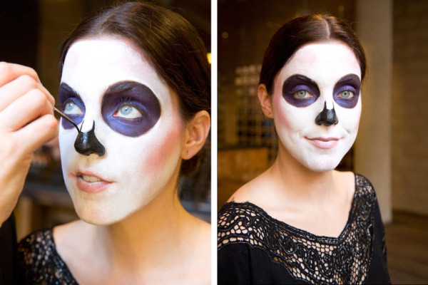 Maquillaje para disfrazarse de esqueleto en Halloween 2020, dibujos de Maquillaje De Carnaval De Calavera, como dibujar Maquillaje De Carnaval De Calavera paso a paso