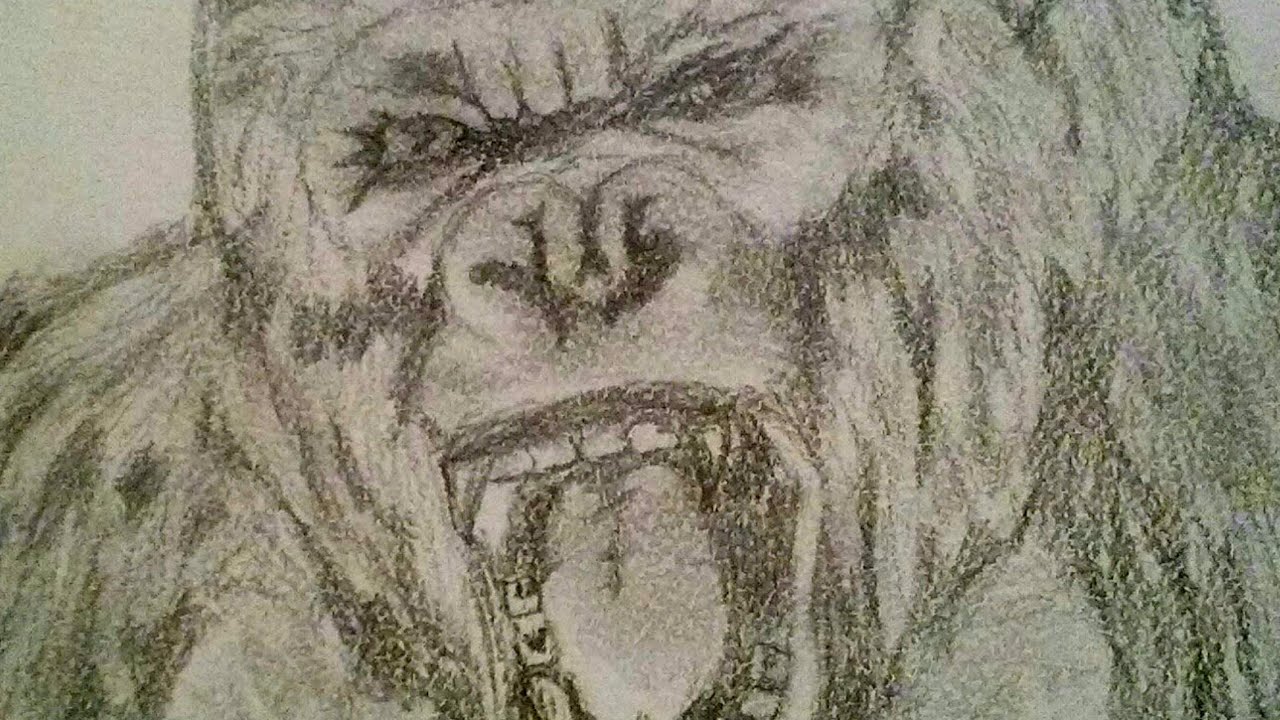 Dibujando a king kong  Drawing King Kong, dibujos de King Kong, como dibujar King Kong paso a paso