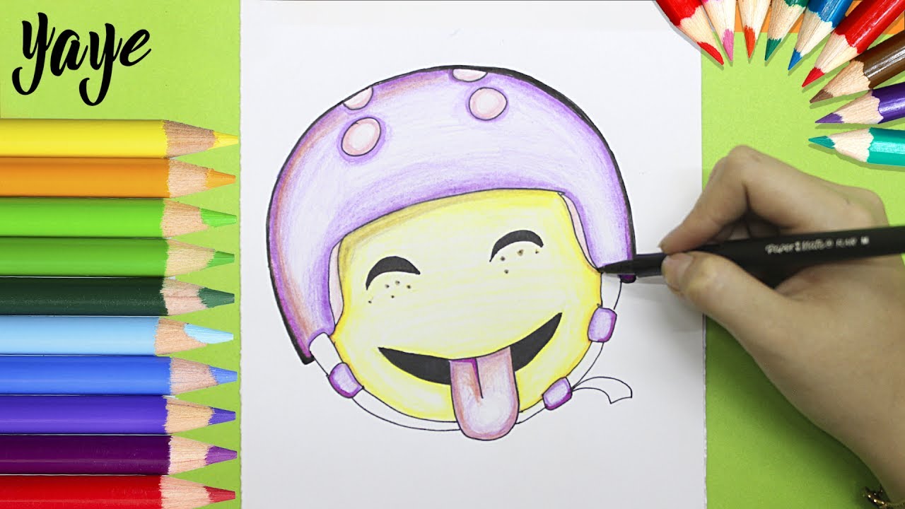 Soy Luna - Como dibujar Emoji soy luna (Emotions) - How to Draw Emoji, dibujos de El Emoji De Luna De Soy Luna, como dibujar El Emoji De Luna De Soy Luna paso a paso