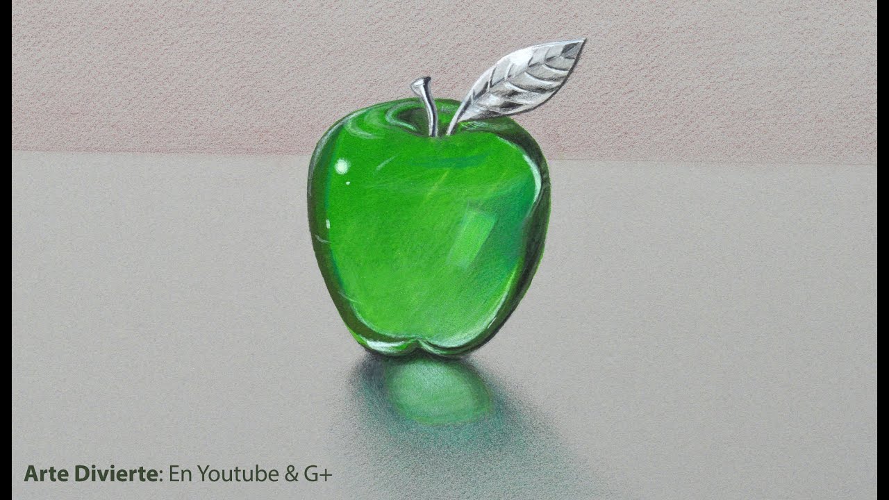 Cómo dibujar vidrio:una manzana de cristal yo acrílico verde - Arte  Divierte, dibujos de Cristal, como dibujar Cristal paso a paso
