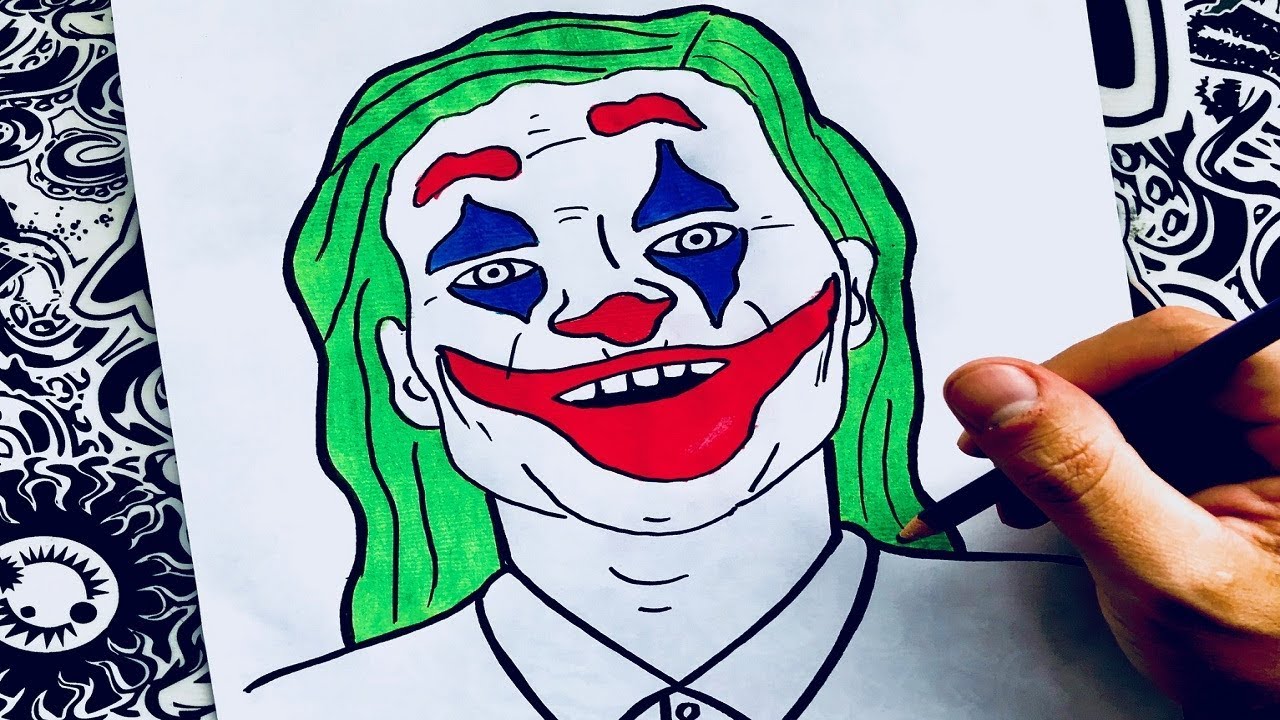 ✅ Como Dibujar al Guason  HOW TO DRAW JOKER  como desenhar JOKER passo a  passo ✅, dibujos de Al Joker, como dibujar Al Joker paso a paso
