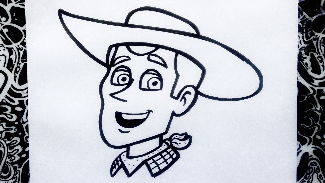 como dibujar a woody de toy story  how to draw woody, dibujos de A Woody, como dibujar A Woody paso a paso
