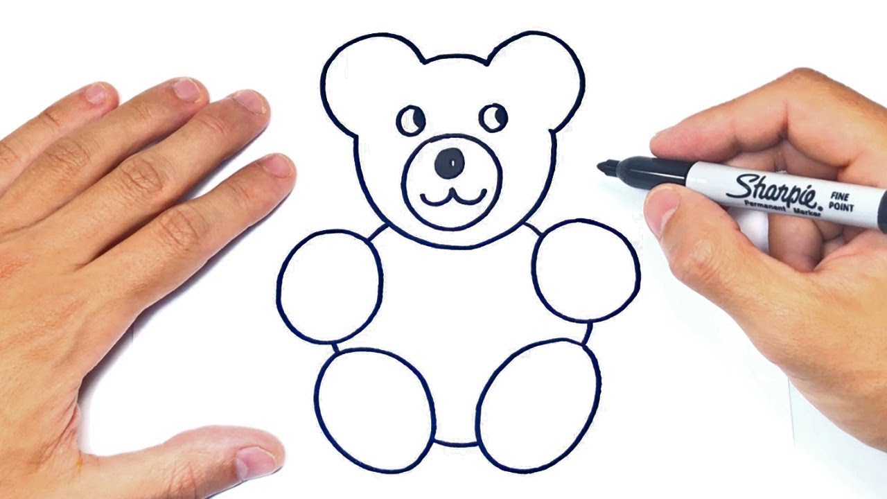 Como Dibujar Un Oso Paso A Paso Para Niños