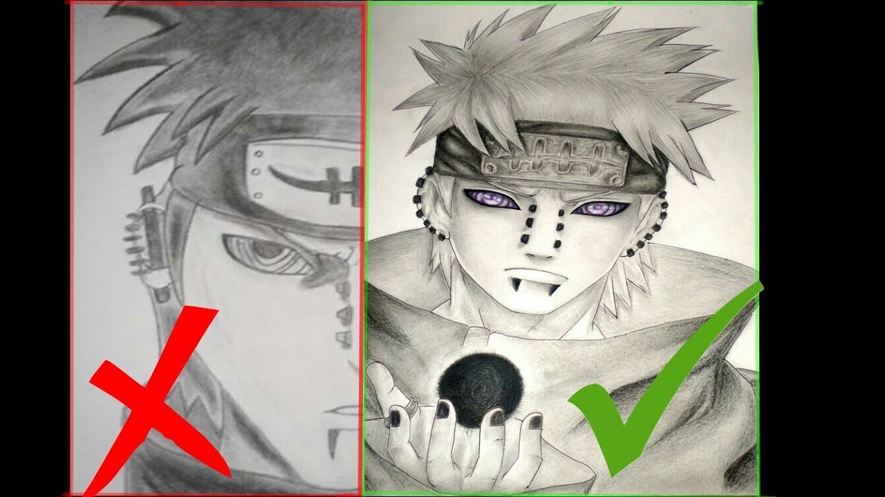 CÓMO Dibujar a Pain (MUY Facil!!!) Naruto shippuden!!How To Draw Pain, dibujos de A Pain De Naruto, como dibujar A Pain De Naruto paso a paso