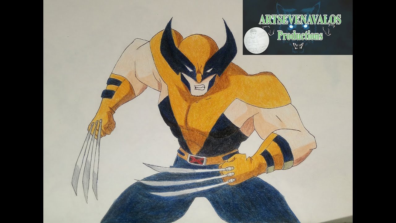 Como Dibujar a WolverineHow to Draw Wolverine X Men Evolution, dibujos de A Los X-Men, como dibujar A Los X-Men paso a paso