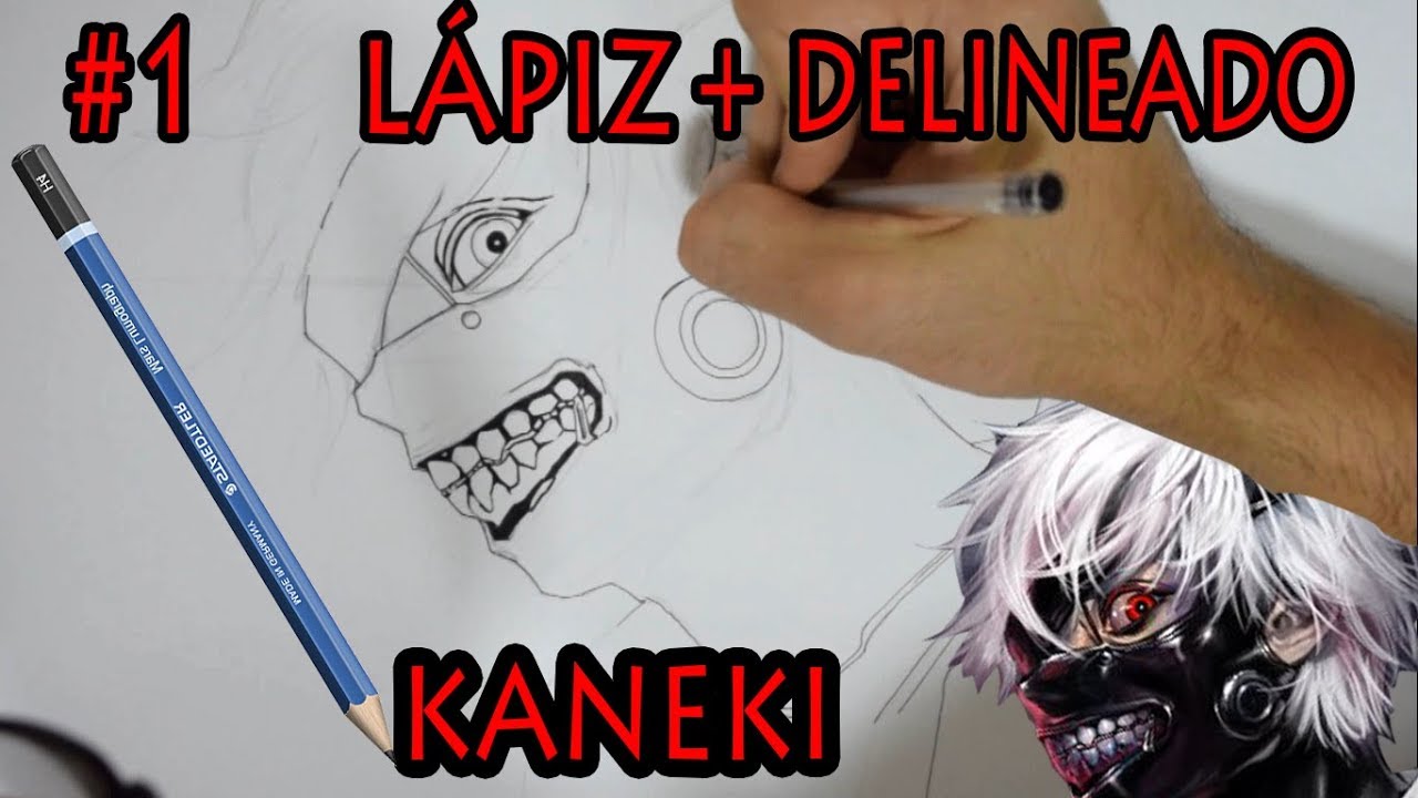 Cómo dibujar a Kaneki Ken de Tokyo Ghoul paso a paso How to draw Kaneki step by step, dibujos de A Kaneki Ken De Tokyo Ghoul, como dibujar A Kaneki Ken De Tokyo Ghoul paso a paso