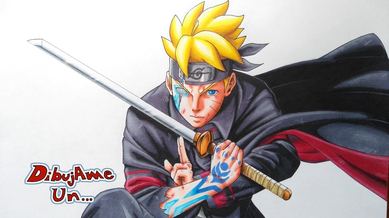 Como Dibujar a BORUTO:NARUTO NEXT GENERATION Cap 1 -  How To Draw BORUTO as  Adult, dibujos de A Boruto De Naruto Next Generations, como dibujar A Boruto De Naruto Next Generations paso a paso