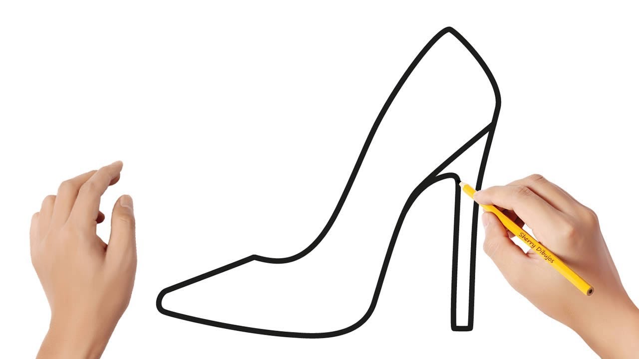 Cómo dibujar un zapato de tacón alto paso a paso  Dibujos para niños, dibujos de Zapatos De Tacón, como dibujar Zapatos De Tacón paso a paso