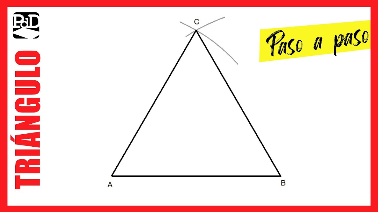 Como Dibujar un Triángulo Equilátero a partir del lado (Polígonos Regulares  por la medida del Lado) -, dibujos de Un Triángulo Equilátero, como dibujar Un Triángulo Equilátero paso a paso