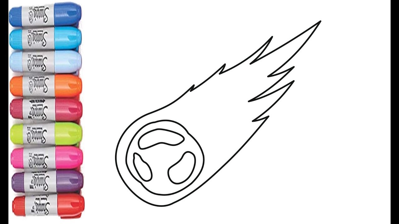 Como Dibujar un Meteorito - YouTube, dibujos de Un Meteorito, como dibujar Un Meteorito paso a paso