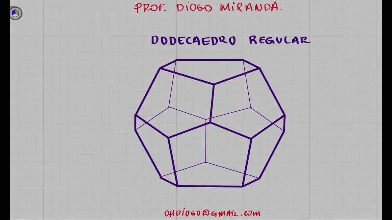 dodecaedro regular, dibujos de Un Dodecaedro, como dibujar Un Dodecaedro paso a paso