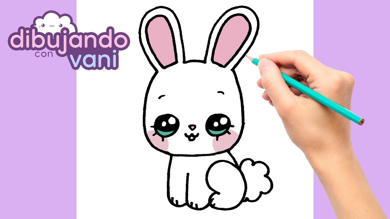 How to draw a kawaii rabbit, dibujos de Un Conejito, como dibujar Un Conejito paso a paso