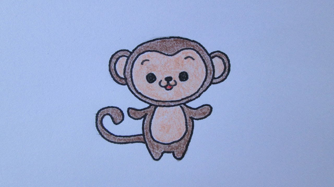 Cómo dibujar un mono, dibujos de Un Chango, como dibujar Un Chango paso a paso