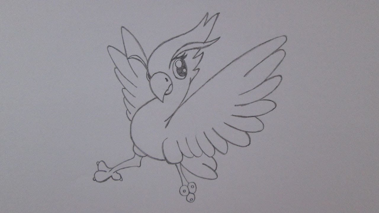 Cómo dibujar un ave fénix, dibujos de Un Ave Fenix, como dibujar Un Ave Fenix paso a paso