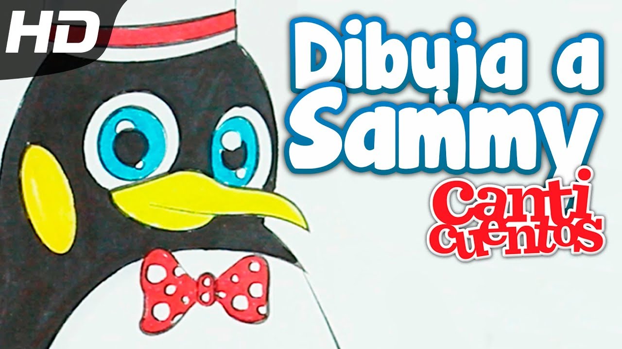 Como Dibujar Y Colorear A Sammy El Heladero  Canticuentos - Kids Song, dibujos de Sammy, como dibujar Sammy paso a paso