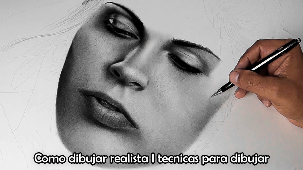 APRENDE a DIBUJAR REALISTA como un MAESTRO FACIL I TUTORIAL PASO A PASO CON TECNICAS DE DIBUJO, dibujos de Realista, como dibujar Realista paso a paso