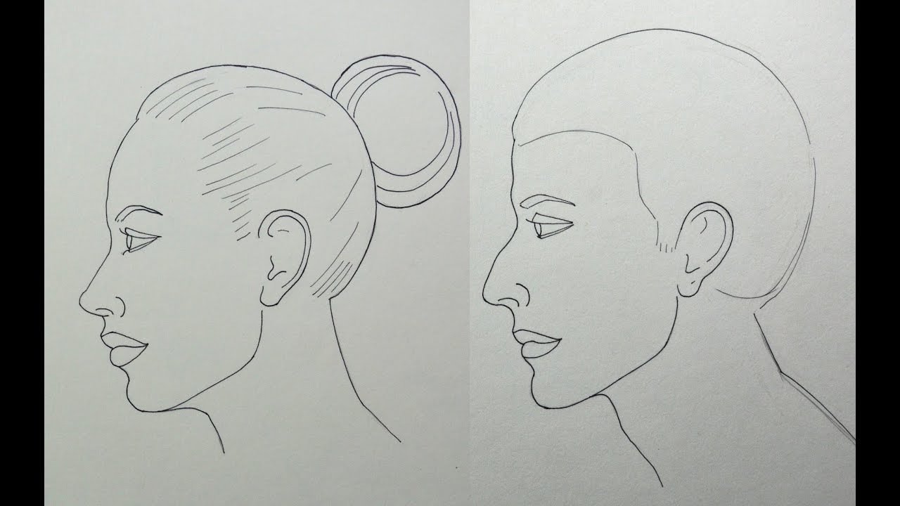 Cómo dibujar un rostro de perfil fácilmente - Arte Divierte -, dibujos de Una Persona De Perfil, como dibujar Una Persona De Perfil paso a paso