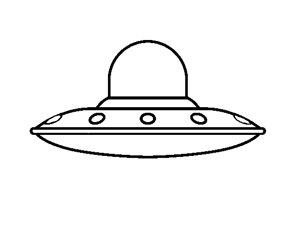 Dibujo de Nave espacial invasora para Colorear - Dibujos - net, dibujos de Una Nave Espacial, como dibujar Una Nave Espacial paso a paso