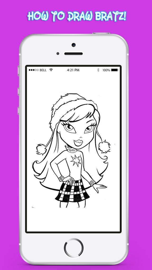 Cómo dibujar Bratz for Android - APK Download, dibujos de Bratz, como dibujar Bratz paso a paso