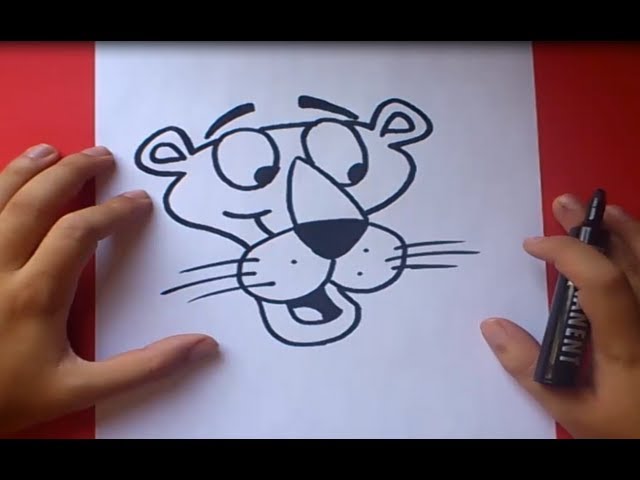 Como dibujar a la pantera rosa paso a paso  How to draw the pink panther -  YouTube, dibujos de Como Dibujar, como dibujar Como Dibujar paso a paso