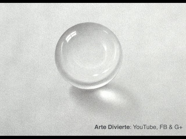 Cómo dibujar una bola de cristal a lápiz - esfera de cristal al grafito -  YouTube, dibujos de Una Bola De Cristal Realista, como dibujar Una Bola De Cristal Realista paso a paso
