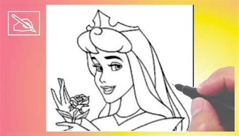 Dibuja A Aurora De Disney Fácil Paso a Paso