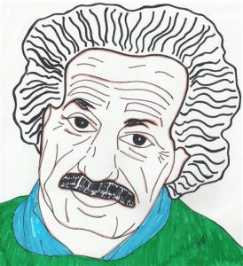 Cómo Dibuja A Einstein Paso a Paso Fácil
