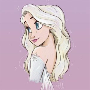 Dibuja A Elsa De Frozen 2 Paso a Paso Fácil
