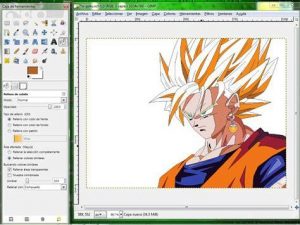 Dibujar A Goku En Gimp Fácil Paso a Paso