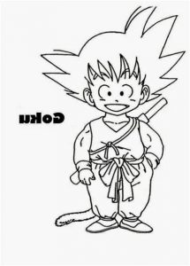 Cómo Dibujar A Goku Para Niños Paso a Paso Fácil