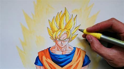 Cómo dibujar A Goku Ssj2 】 Paso a Paso Muy Fácil 2023 - Dibuja Fácil