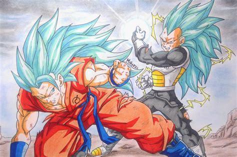 Cómo dibujar A Goku Vs Vegeta 】 Paso a Paso Muy Fácil 2023 - Dibuja Fácil