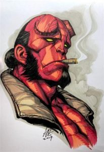 Cómo Dibuja A Hellboy Fácil Paso a Paso
