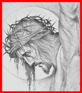 Dibuja A Jesus Crucificado Fácil Paso a Paso