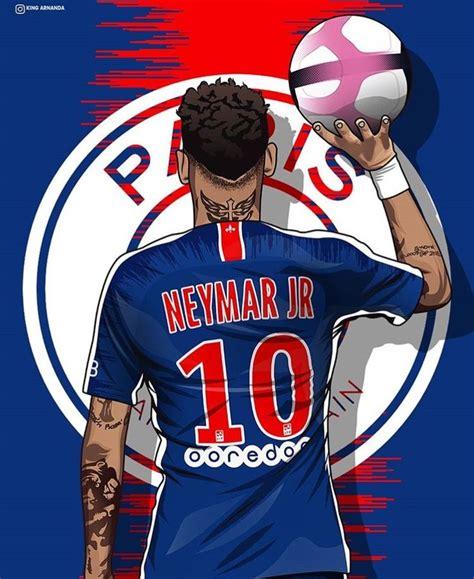 Cómo dibujar A Neymar Psg 】 Paso a Paso Muy Fácil 2023 - Dibuja Fácil