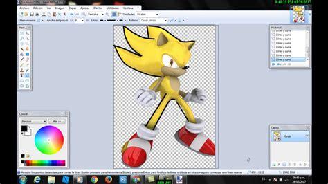 Dibujar A Sonic En Paint Paso a Paso Fácil