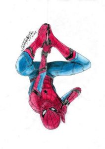 Dibujar A Spiderman Homecoming Paso a Paso Fácil