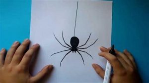 Dibujar Arañas En La Cara Paso a Paso Fácil