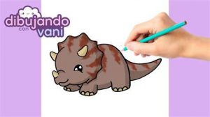 Cómo Dibuja Dinosaurioses Para Niños Fácil Paso a Paso